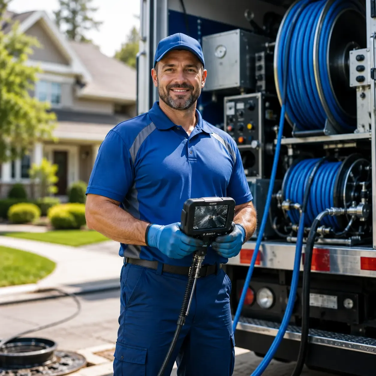 Local outdoor drain cleaning specialists in Edelstein, IL